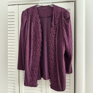 Purple ladies blazer